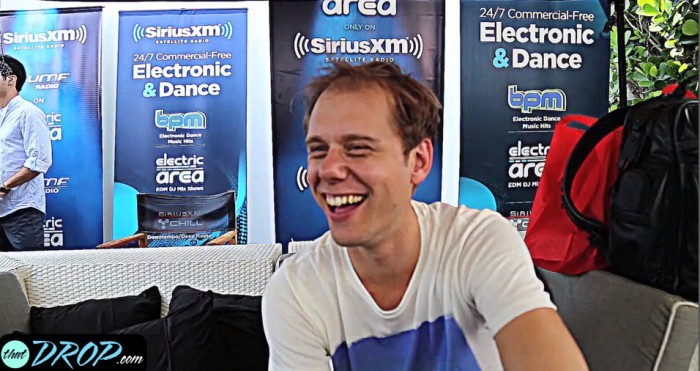 Exclusive interview with Armin van Buuren at the SiriusXM Lounge during Miami Music Week 2015.