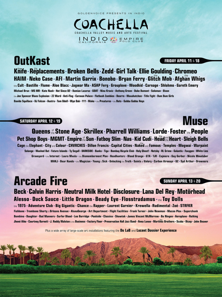 Coachella 2014 Lineup