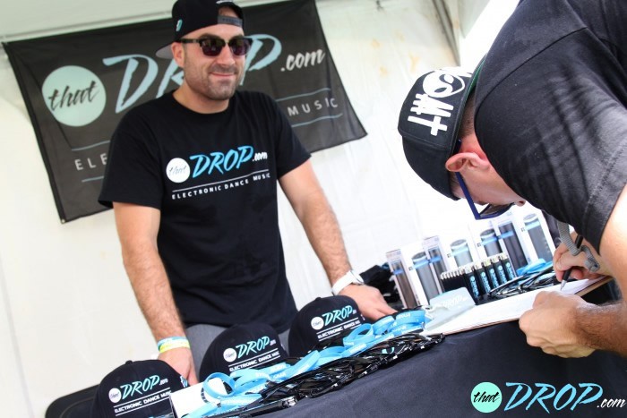 Founder & CEO Brett Napoli oversees greets fans during the artist meet and greet at Imagine Music Festival in Atlanta, Georgia.