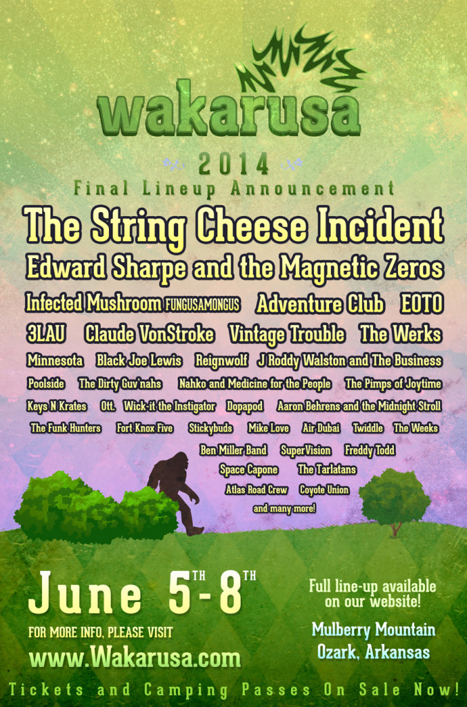 Wakarusa 2014 Lineup