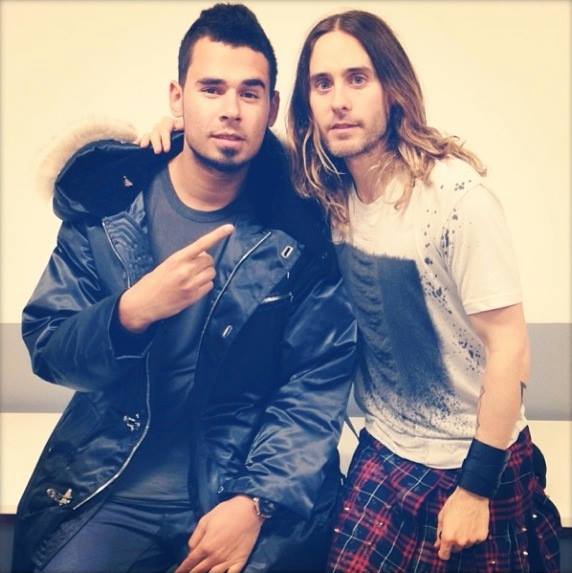 Afrojack and Jared Leto