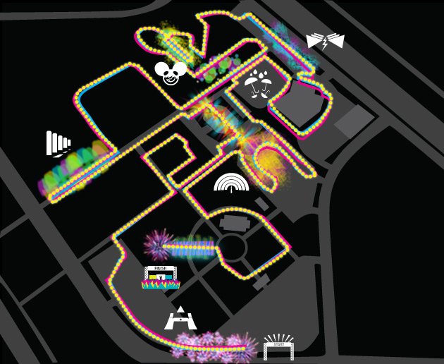 Electric Run Map