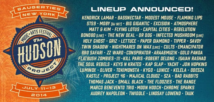 Hudson Music Project Lineup