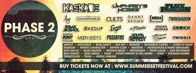 Summer Set Music Festival Phase 2