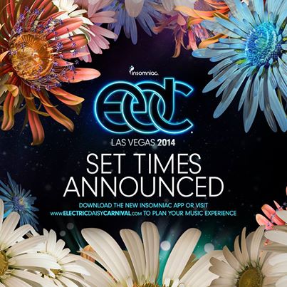 EDC Las Vegas 2014 Schedule