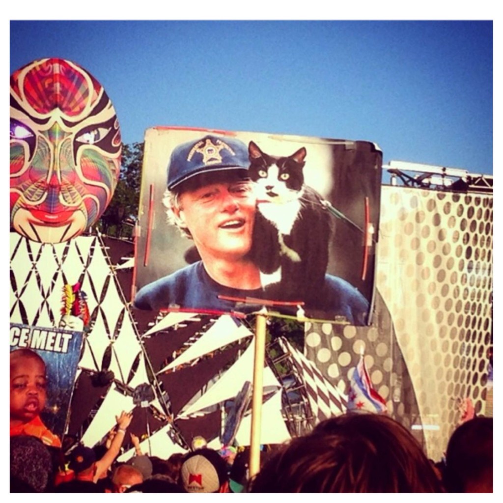 Bill Clinton Electric Forest 2014 Totem