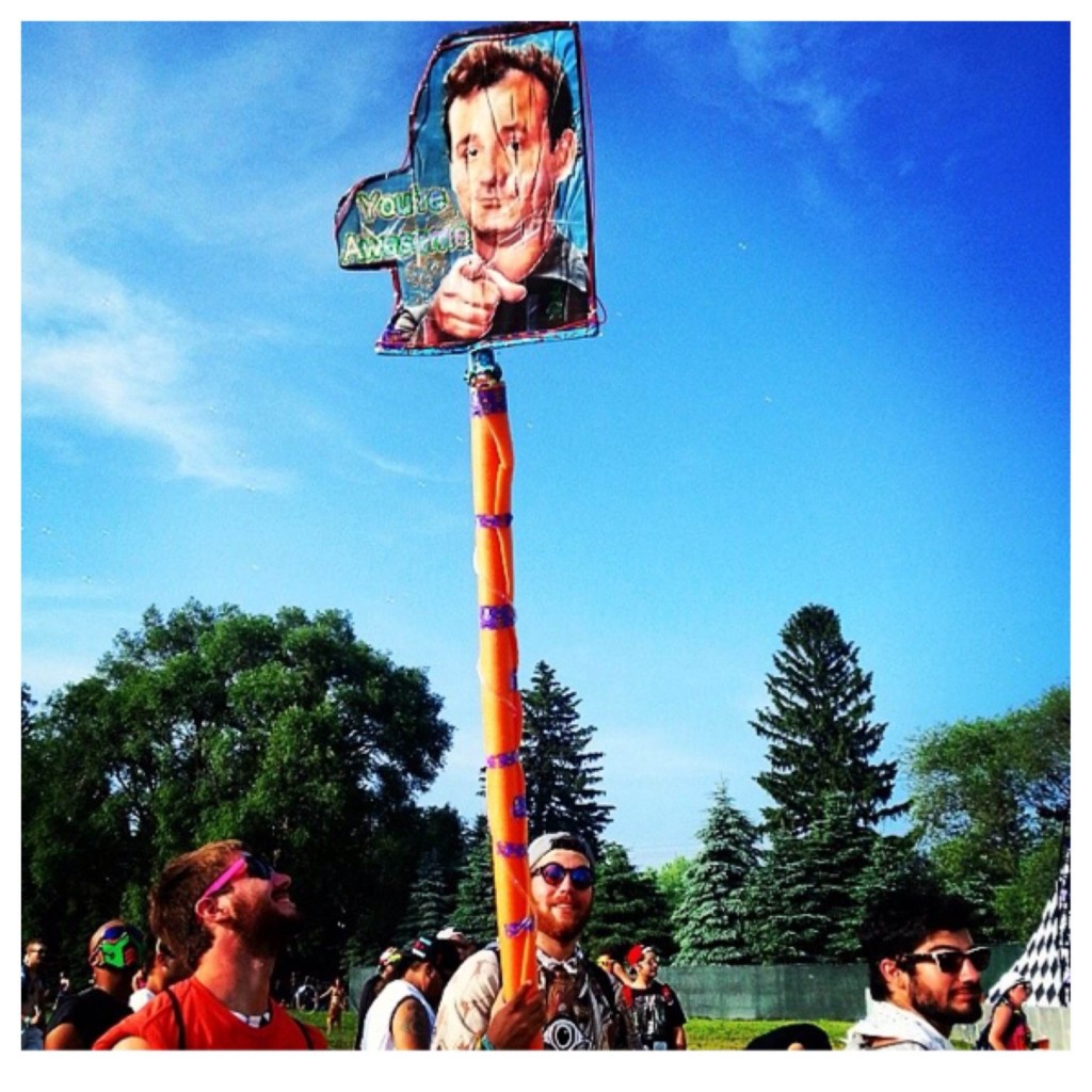 Bill Murray Totem Electric Forest 2014