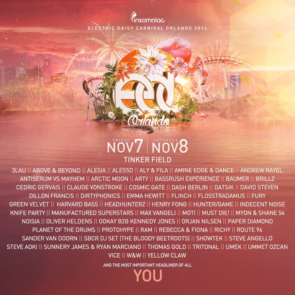 edc orlando 2014 lineup