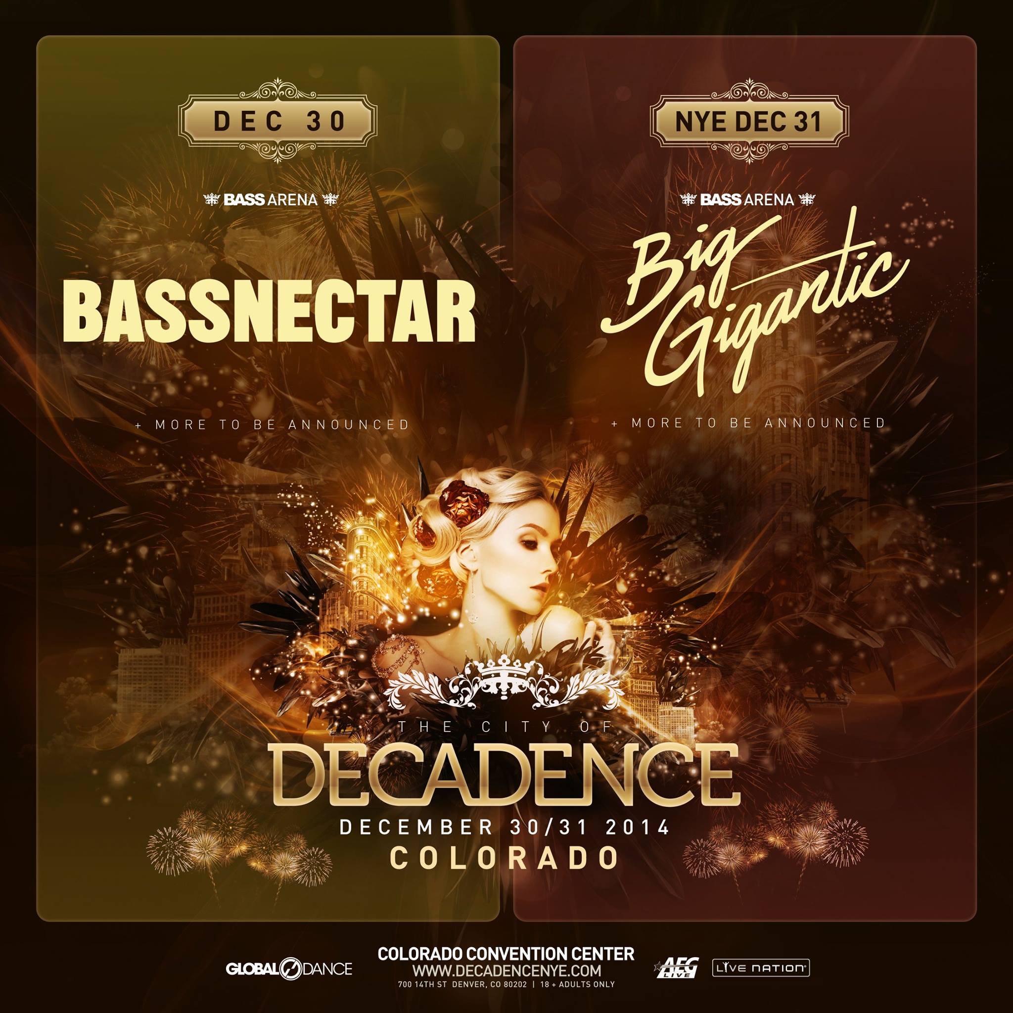 Decadence Announces Lineup for NYE