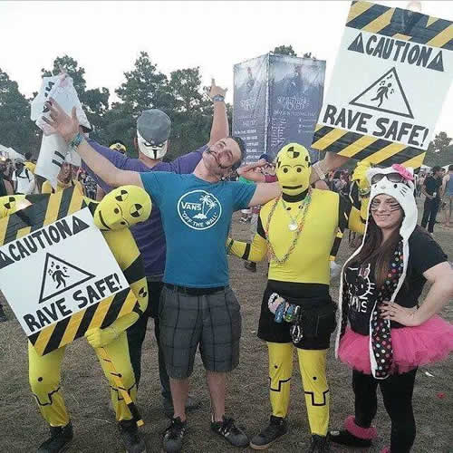 music festival totems