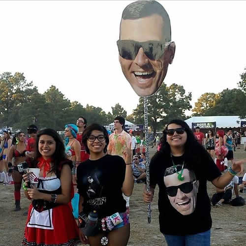 music festival totems