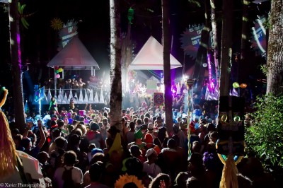 The Crowd Gets Down to The Funk Hunters Live at Shambhala 2014