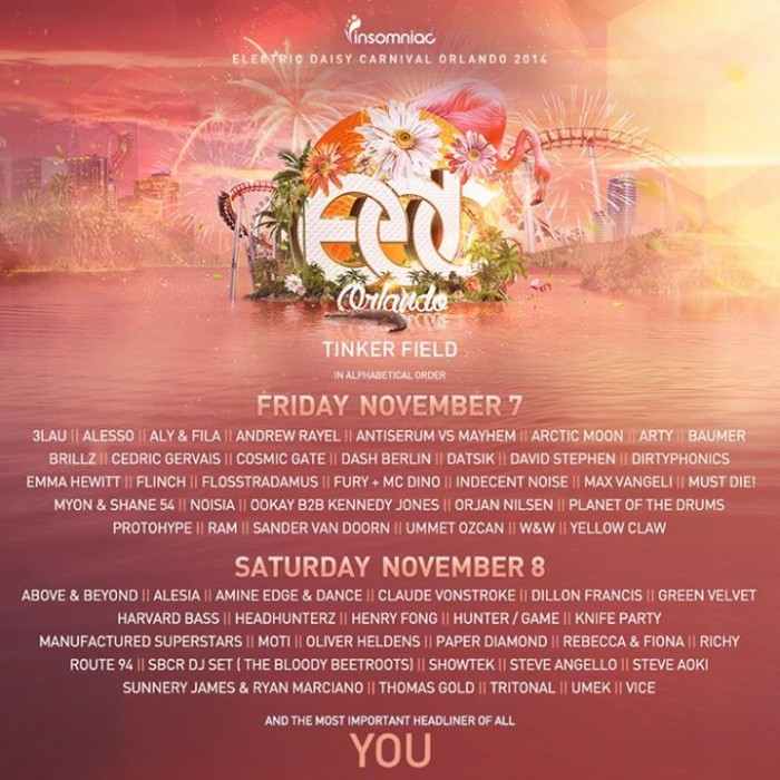 edc orlando schedule