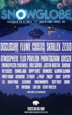 SnowGlobe lineup