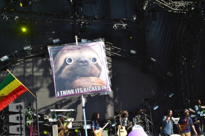 music festival totems