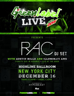 rac dj set green label live