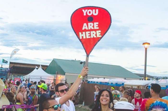 music festival totems