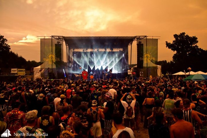 music festival sunsets