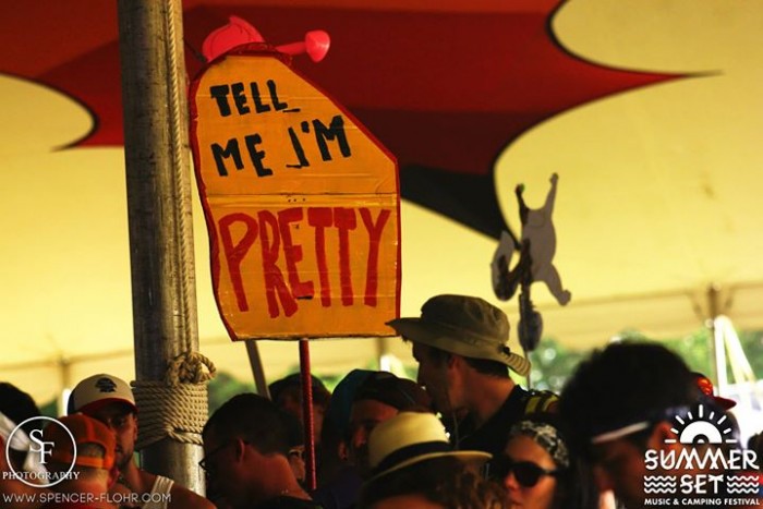 music festival totems