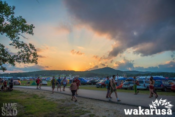 music festival sunsets