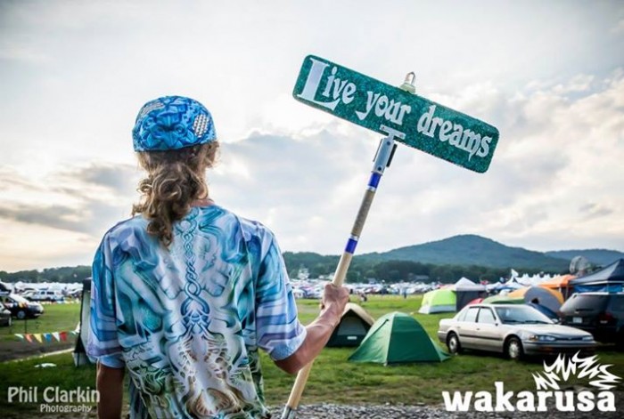 music festival totems