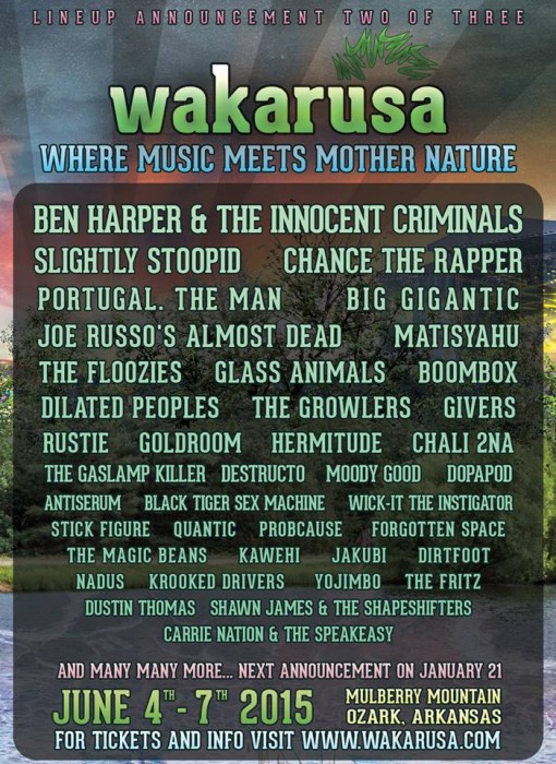 wakarusa lineup