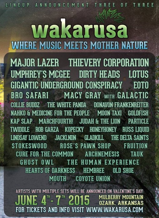 wakarusa phase 3 lineup announcement