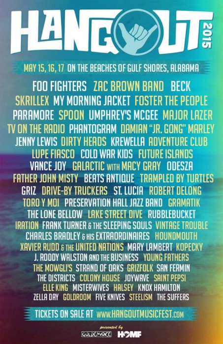 hangout music festival lineup