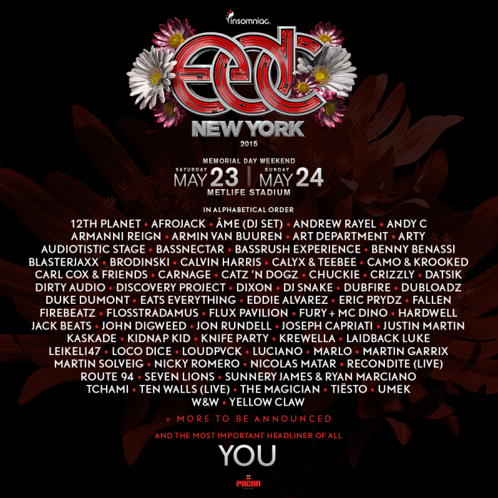 edc ny lineup leak