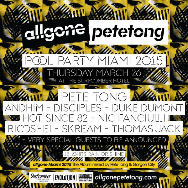 all gone pete tong pool party surfcomber