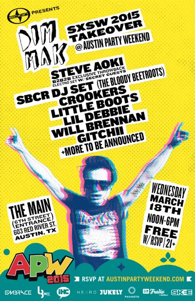 dim mak sxsw records showcase