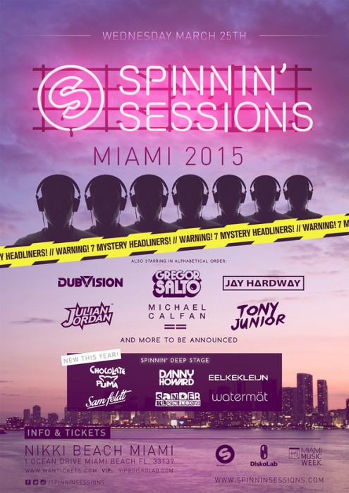 spinnin records 2015 miami day mix