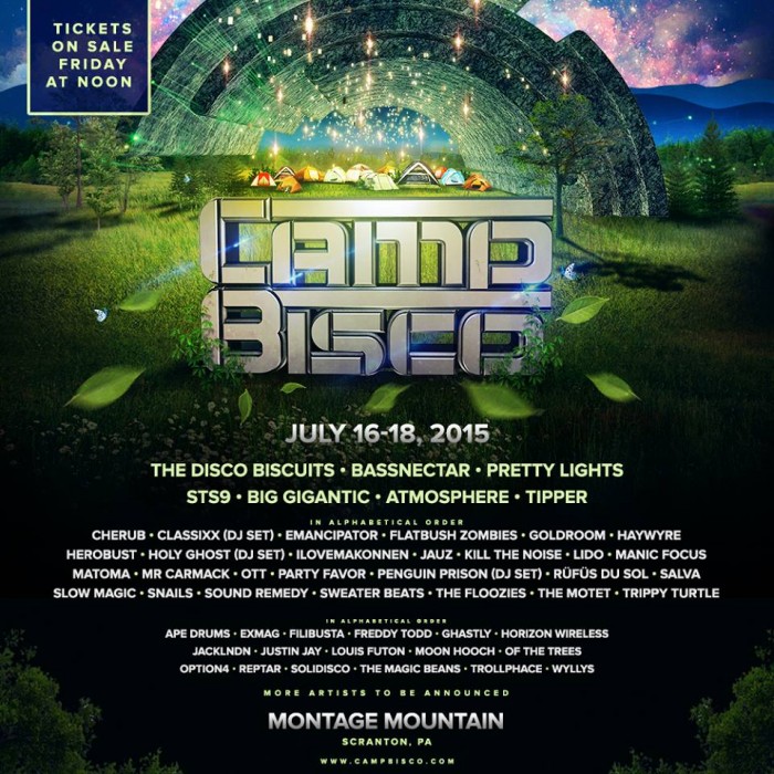 Camp Bisco 2015 lineup announcement