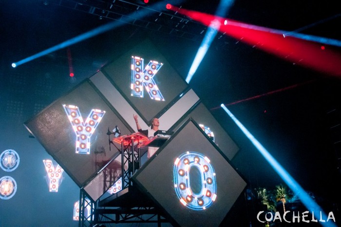 Kygo performs during weekend one of Coachella 2015. Photo via Facebook - Coachella