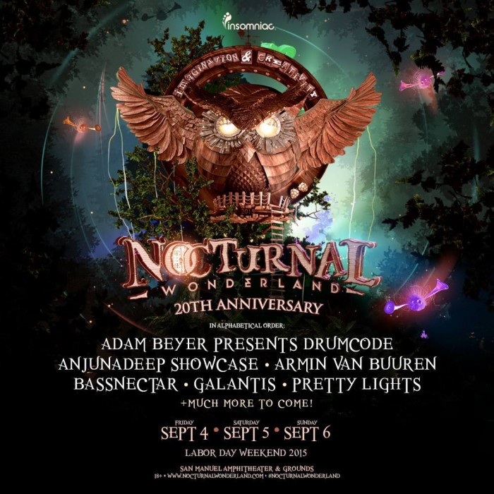 Nocturnal Wonderland SoCal Lineup Announcement