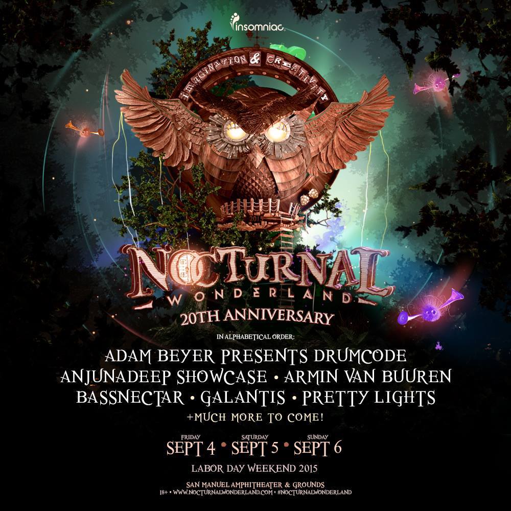 This Nocturnal Wonderland SoCal Lineup is Already Stacked