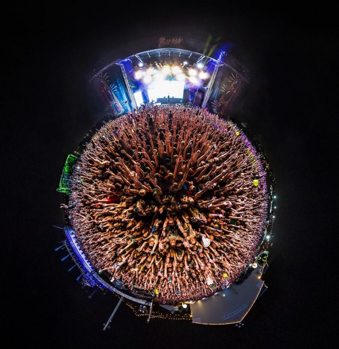 Bassnectar's crowd at Buku Music & Arts Festival. Photo - Bassnectar - Facebook.