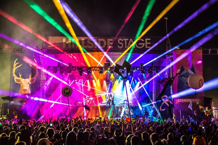 STS9 performs during CounterPoint 2014.