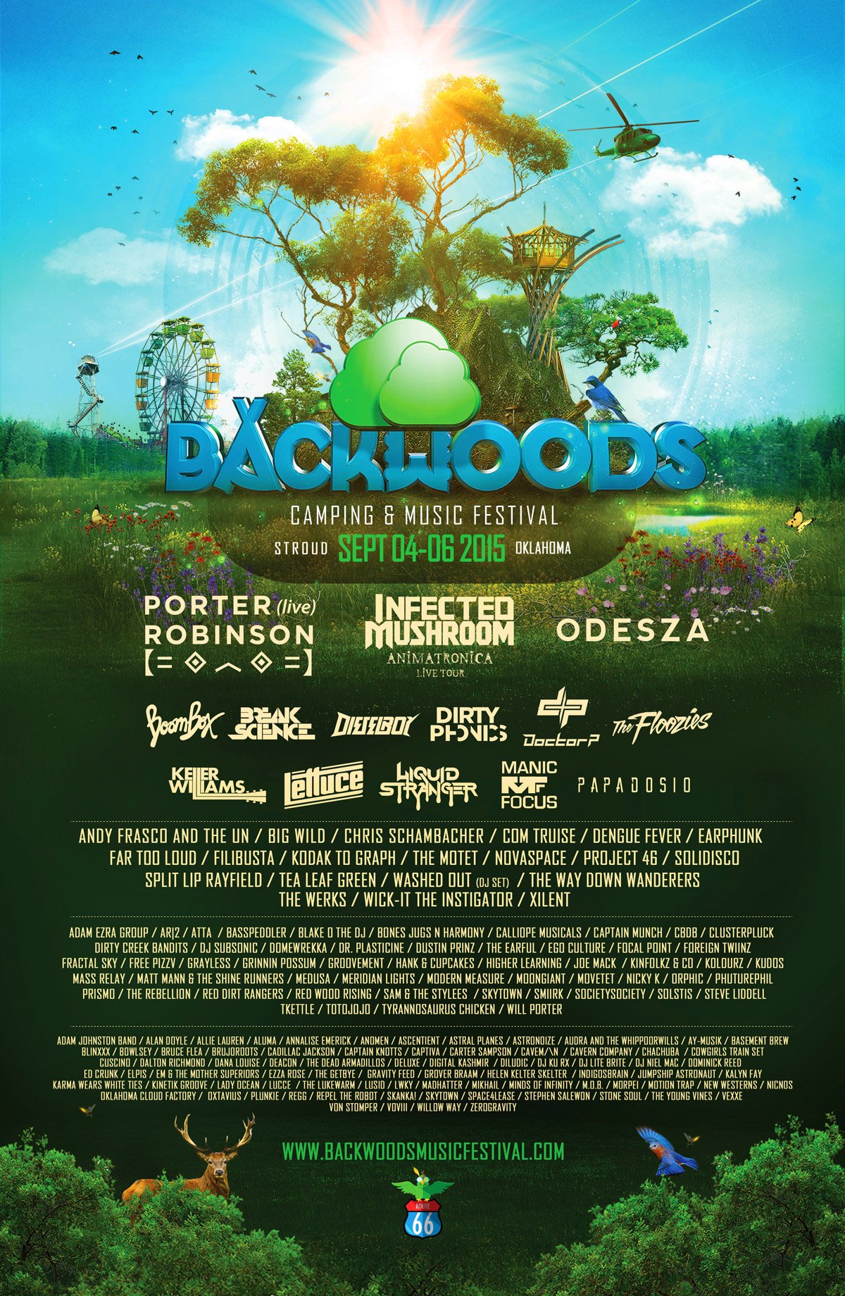 Backwoods Music Festival Releases Complete 2015 Lineup