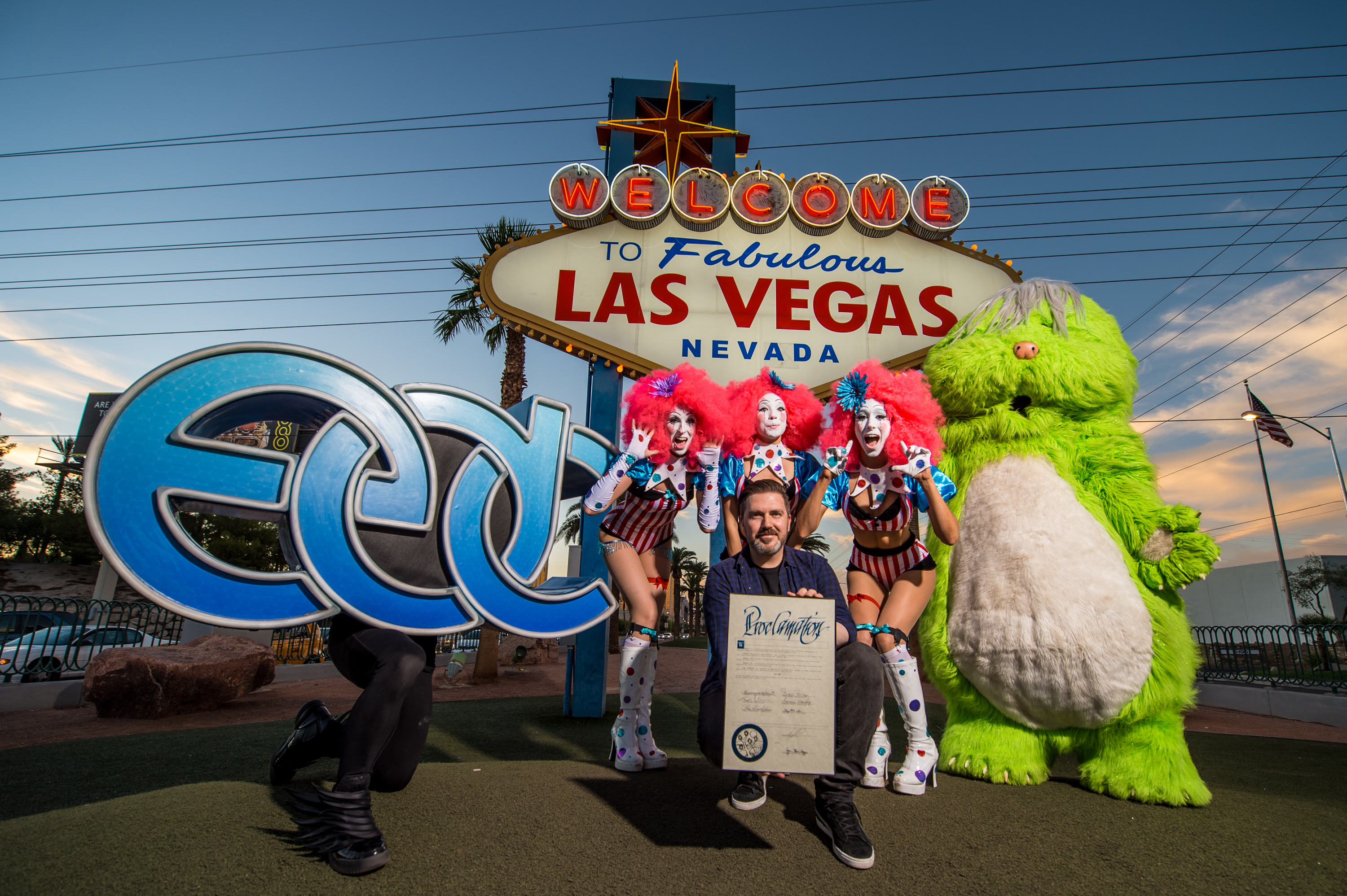 Insomniac and Clark County Commissioners Celebrate EDC Las Vegas