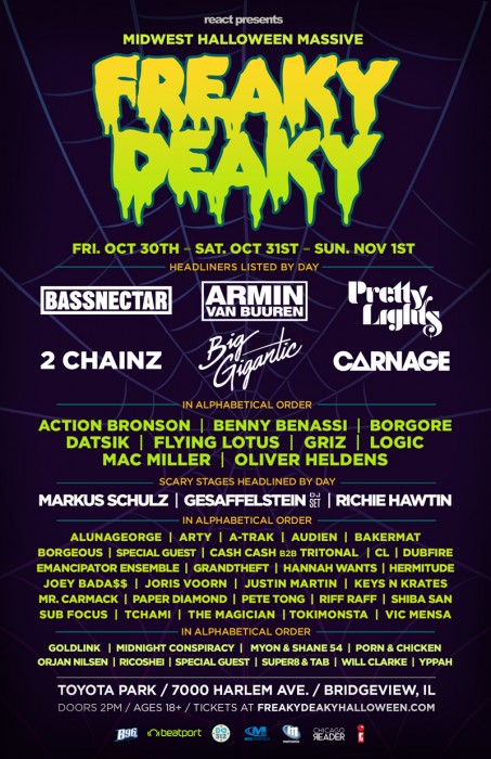 React Presents Freaky Deaky Festival