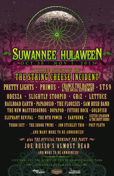 Hulaween Lineup 2015