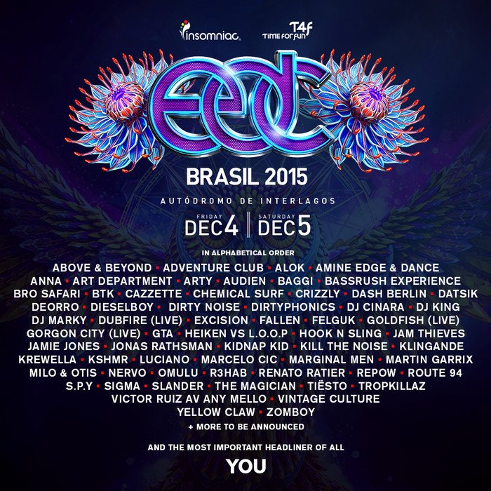 EDC Reveals Massive Lineup for their Newest International Excursion