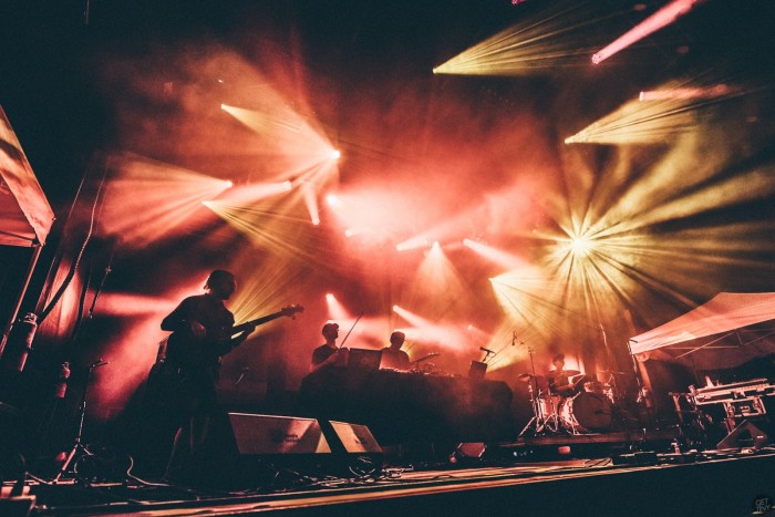 The Emancipator Ensemble (Emancipator's live band) throwing it down. Photo - Emancipator - Facebook.