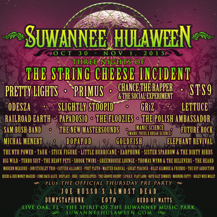 Suwannee Hulaween Woos Fans With Surprising Final 2015 Lineup Announcement