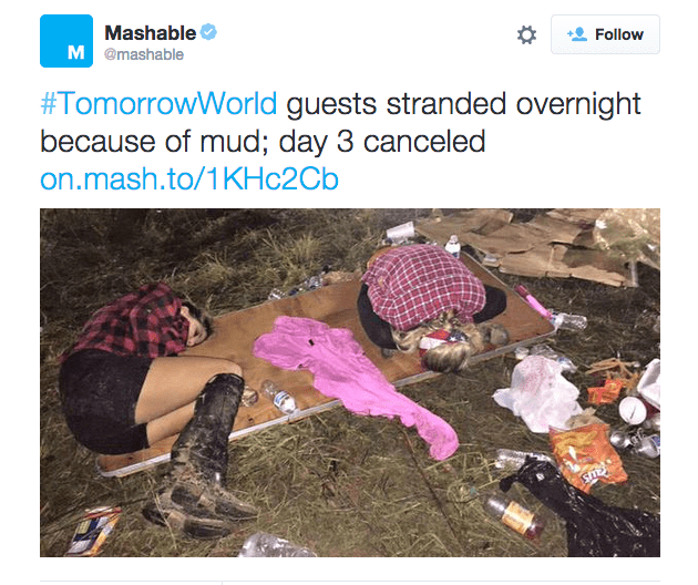 TomorrowWorld Forced to Close to Doors for Day 3, Many Left Stranded