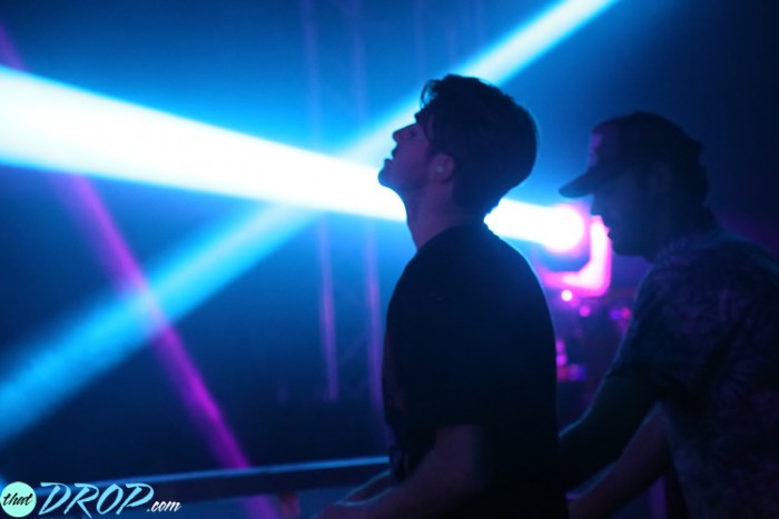 Drew (left) and Alex (right) of The Chainsmokers during the first of three Friendzone tour dates in California.