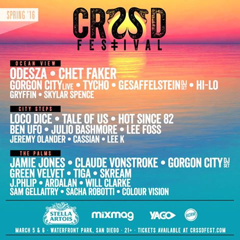 CRSSD Festival Lineup Announcement