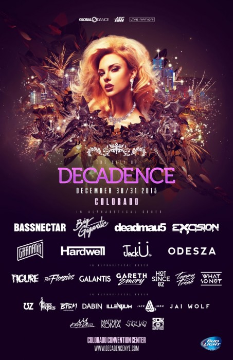 Decadence Colorado NYE Lineup 2015