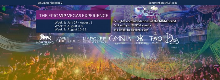 Summer Splash Las Vegas 2016 Dates